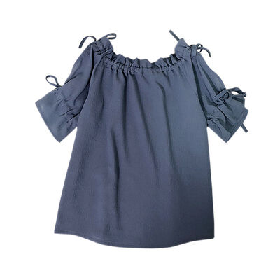 newwomens casual t-shirtSexy Strapless Straps Slash Neck Solid Color Slim Short-sleeved Chiffon Shirt Top
newwomens casual t-shirtSexy Strapless Straps Slash Neck Solid Color Slim Short-sleeved Chiffon Shirt Top