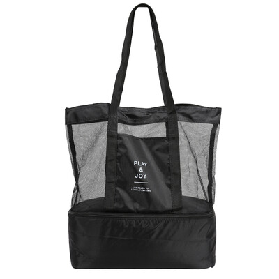 Picnic Shoulder Heat Preservation Bag Mesh Transparent Pouch