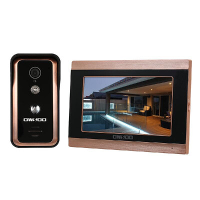 OWSOO 7inch Monitor Wired WIFI Video Door Phone Doorbell Intercom Entry System with 1000TVL Wired IR-CUT Camera
OWSOO 7inch Monitor Wired WIFI Video Door Phone Doorbell Intercom Entry System with 1000TVL Wired IR-CUT Camera