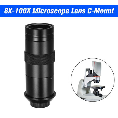 CCD Industry Microscope Camera 8X-100X Microscope Lens C Mount Magnification Adjustable Eyepiece Magnifier Industrial Lens for LAB
CCD Industry Microscope Camera 8X-100X Microscope Lens C Mount Magnification Adjustable Eyepiece Magnifier Industrial Lens for LAB