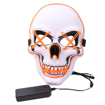 Halloween Party Mask LED Scary Flash Mask EL Line Light Mask Cosplay Mask Party Clothing Mask Supplies Multi-color Optional 
Halloween Party Mask LED Scary Flash Mask EL Line Light Mask Cosplay Mask Party Clothing Mask Supplies Multi-color Optional