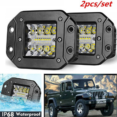 2Pcs 160W LEDs Work Light 16000lm LEDs Pods Spotlight Combo Beam Light Bar IP68 Waterproof Driving Flood Lamp for Truck ATV UTV SU
2Pcs 160W LEDs Work Light 16000lm LEDs Pods Spotlight Combo Beam Light Bar IP68 Waterproof Driving Flood Lamp for Truck ATV UTV SU