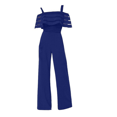 Starmoon Womens Fashion High Waist With Cold Shoulders Solid Color Wide Leg Jumpsuit
Starmoon Womens Fashion High Waist With Cold Shoulders Solid Color Wide Leg Jumpsuit
