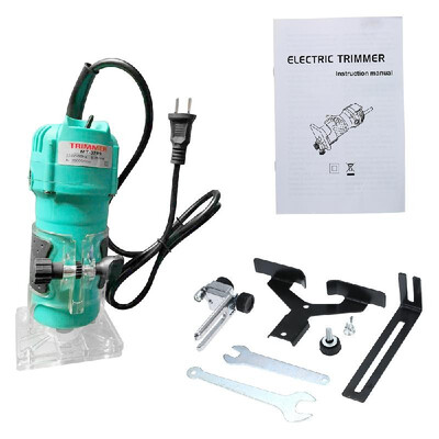 KKmoon 110V 800W Trim Router 35000rmin with Transparent Base Edge Guide Wood Laminate Electric Trimmer Compact Palm Router Corded
KKmoon 110V 800W Trim Router 35000rmin with Transparent Base Edge Guide Wood Laminate Electric Trimmer Compact Palm Router Corded