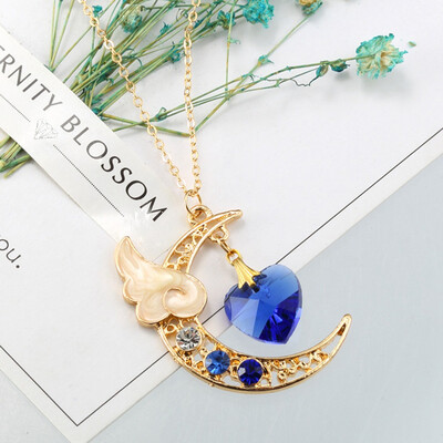 Fashion Women Necklace Romantic Series Moon Wing Charm Pendant Hot Anime Cosplay Jewelry
Fashion Women Necklace Romantic Series Moon Wing Charm Pendant Hot Anime Cosplay Jewelry