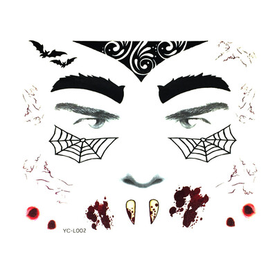Tailored Halloween Tattoos Makeup Set for Party Costume Women Face Glitter Face Eyes Face
Tailored Halloween Tattoos Makeup Set for Party Costume Women Face Glitter Face Eyes Face