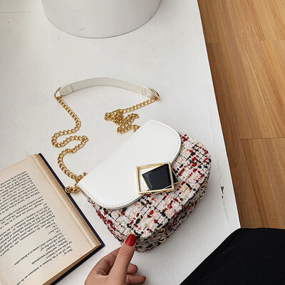 Qiao Bani 2019 new Korean fashion Dongdaemun hit color flip small square bag shoulder diagonal trend handbags
Qiao Bani 2019 new Korean fashion Dongdaemun hit color flip small square bag shoulder diagonal trend handbags