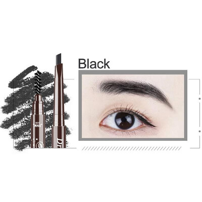 Headed Eyebrow Pencil with Eyebrow Brush Triangle Pen Head Automatic Rotation Waterproof And Sweat-proof 3D Makeup Dark Coffee
Headed Eyebrow Pencil with Eyebrow Brush Triangle Pen Head Automatic Rotation Waterproof And Sweat-proof 3D Makeup Dark Coffee
