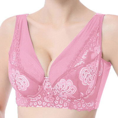 Toponeto Womens Sexy Plus Size Adjustable Breathable Extra-Elastic Lace Translucent Bra
Toponeto Womens Sexy Plus Size Adjustable Breathable Extra-Elastic Lace Translucent Bra