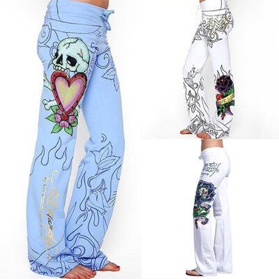 2017 Fashion Women Baggy Skull Rose Printed Pants Hippie Wide Leg Boho Trousers New Arrival
2017 Fashion Women Baggy Skull Rose Printed Pants Hippie Wide Leg Boho Trousers New Arrival