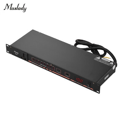 Muslady DB-01 9-outlet Rack Mount Power Sequence Controller Conditioner Surge Protector Power Supply Regulator with LED Display fo
Muslady DB-01 9-outlet Rack Mount Power Sequence Controller Conditioner Surge Protector Power Supply Regulator with LED Display fo