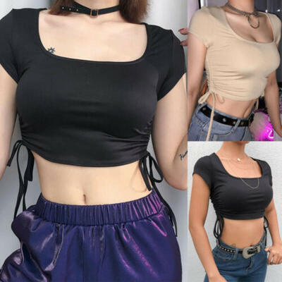 Fashion Women Casual Short Sleeve Tank Tops Vest Blouse Body Top Short T Shirt
Fashion Women Casual Short Sleeve Tank Tops Vest Blouse Body Top Short T Shirt
