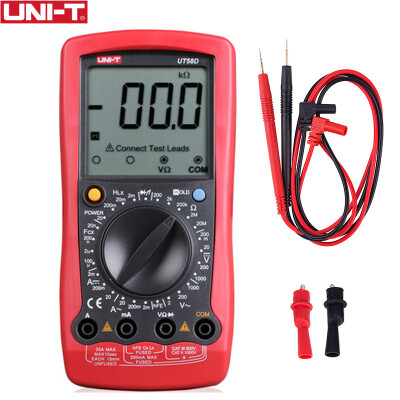 UNI-T UT58D Digital Multimeter lc Meter ACDC Voltage Current Tester Capacitance Inductance Meter Continuity Test Digital Tester
UNI-T UT58D Digital Multimeter lc Meter ACDC Voltage Current Tester Capacitance Inductance Meter Continuity Test Digital Tester