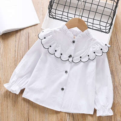 4 Color Long Sleeve Tops Baby Girls Clothes Cute White Blouse Kid Shirts Autumn Shirts Girls Clothes Yellow Children Blouse
4 Color Long Sleeve Tops Baby Girls Clothes Cute White Blouse Kid Shirts Autumn Shirts Girls Clothes Yellow Children Blouse