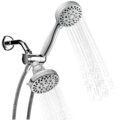 Handheld Shower Head Rain Showerhead Combo 5 Spray Settings High Pressure Shower Head With 3-Way Water Diverter Stainless Steel Ho
Handheld Shower Head Rain Showerhead Combo 5 Spray Settings High Pressure Shower Head With 3-Way Water Diverter Stainless Steel Ho