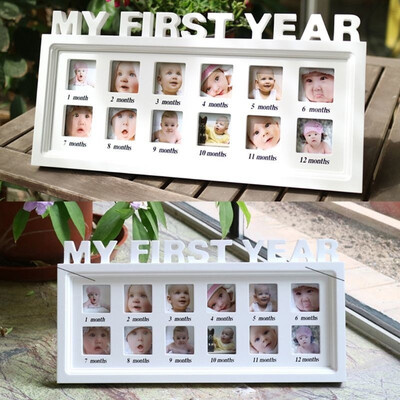 Creative DIY 0-12 Month Baby "MY FIRST YEAR" Pictures Display Plastic Photo Frame Souvenirs Commemorate Kids Growing Memory Gift
Creative DIY 0-12 Month Baby "MY FIRST YEAR" Pictures Display Plastic Photo Frame Souvenirs Commemorate Kids Growing Memory Gift