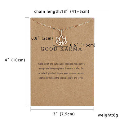 Trendy Gold Color New Arrived GOOD KARMA Buddha Lotus Pendant Necklace For Women Valentines Day Gift Card Jewelry Female Gift
Trendy Gold Color New Arrived GOOD KARMA Buddha Lotus Pendant Necklace For Women Valentines Day Gift Card Jewelry Female Gift
