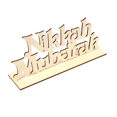 Eid Mubarak Wooden Sign Stand Word Plaque DIY Art Craft Ornament Home Desktop Decoration
Eid Mubarak Wooden Sign Stand Word Plaque DIY Art Craft Ornament Home Desktop Decoration