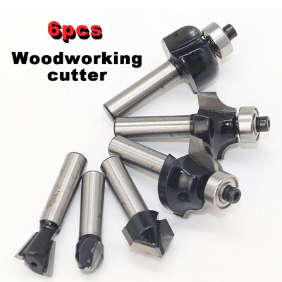 〖Follure〗6pcs woodworking cutter Shank Chamfer Edge Forming Router Bit Woodworking Tool
〖Follure〗6pcs woodworking cutter Shank Chamfer Edge Forming Router Bit Woodworking Tool