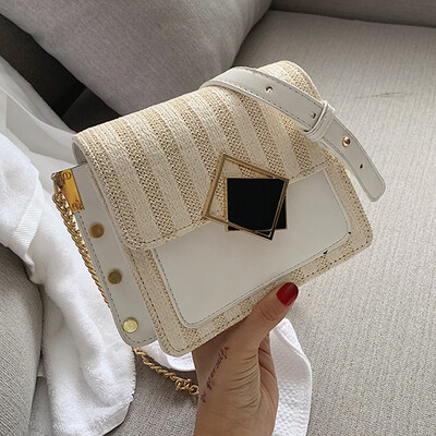 Summer small bag female bag new 2019 Korean version 100 lap single shoulder oblique chain splice chain small square bag
Summer small bag female bag new 2019 Korean version 100 lap single shoulder oblique chain splice chain small square bag