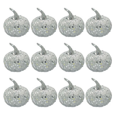 12Pcs Halloween Party Home Garden Ornaments Glitter Sequins Fake Pumpkins Decor
12Pcs Halloween Party Home Garden Ornaments Glitter Sequins Fake Pumpkins Decor