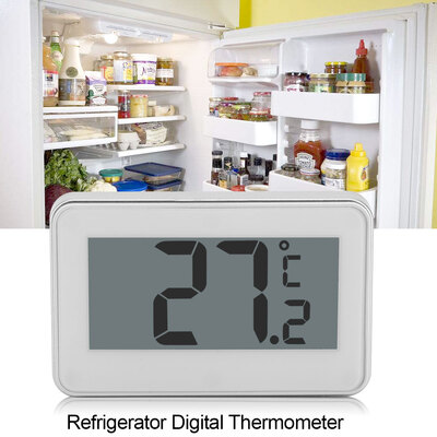 Kitchen Large LCD Refrigerator Fridge Freezer Digital Thermometer with Adjustable Stand& Magnet Freezer Thermometer
Kitchen Large LCD Refrigerator Fridge Freezer Digital Thermometer with Adjustable Stand& Magnet Freezer Thermometer