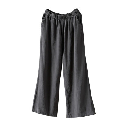 Tailored Women Palazzo High Waist Wide Leg Culottes Cotton Linen Trousers Loose Pants
Tailored Women Palazzo High Waist Wide Leg Culottes Cotton Linen Trousers Loose Pants