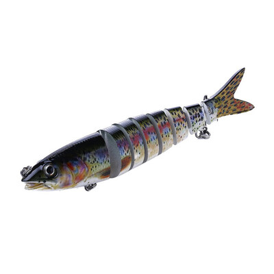 136CM Mini Artificial Bait False Multi Joint Fish Shape Hard Lure Fishing Accessories With 2pcs 6Hooks
136CM Mini Artificial Bait False Multi Joint Fish Shape Hard Lure Fishing Accessories With 2pcs 6Hooks