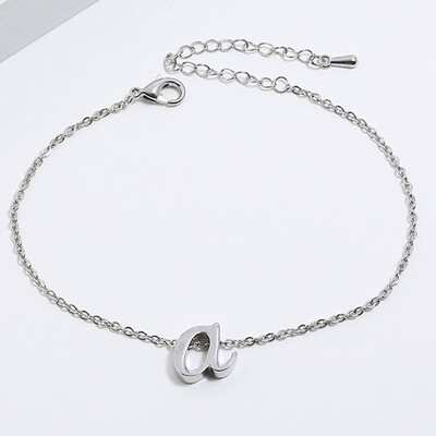 Fashion Silver Color English Letter Bracelet & Bangle For Women Simple Adjustable Name Bracelets Jewelry Party Gifts
Fashion Silver Color English Letter Bracelet & Bangle For Women Simple Adjustable Name Bracelets Jewelry Party Gifts