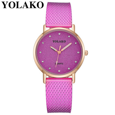YOLAKO Women Watches reloj mujer Quartz Stainless Steel Band Mesh Magnet Buckle Starry Sky Analog Wrist Watch zegarek damski 533
YOLAKO Women Watches reloj mujer Quartz Stainless Steel Band Mesh Magnet Buckle Starry Sky Analog Wrist Watch zegarek damski 533