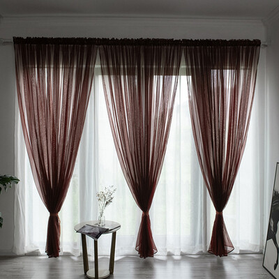 Toponeto Leaves Sheer Curtain Tulle Window Treatment Voile Drape Valance 1 Panel Fabric
Toponeto Leaves Sheer Curtain Tulle Window Treatment Voile Drape Valance 1 Panel Fabric