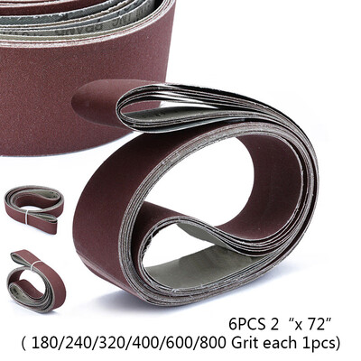 6PcsSet 2 x 72 Fine Grit Sanding Belt Sandpaper Sander Abrasive Band 5x182cm
6PcsSet 2 x 72 Fine Grit Sanding Belt Sandpaper Sander Abrasive Band 5x182cm
