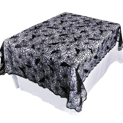 Toponeto Halloween Spiderweb Tablecloth Black Lace Bat Spider Party Table Decor Curtain
Toponeto Halloween Spiderweb Tablecloth Black Lace Bat Spider Party Table Decor Curtain