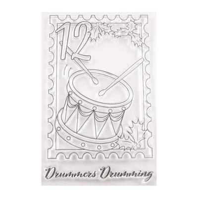 Clear Silicone Stamp Kids Toys Dancer Instrument Seal Paper Card Making