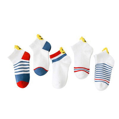 EBUFANG 5 pairs childrens socks summer thin smiley socks set 1-8 years old 10306
EBUFANG 5 pairs childrens socks summer thin smiley socks set 1-8 years old 10306