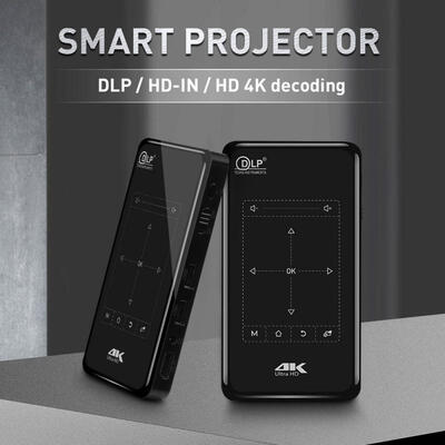 Mini Portable Projector 4K HD Pocket LED Mobile DLP Video Projector Home Theater with HDMIUSBSD for iPhone Android - EU Plug
Mini Portable Projector 4K HD Pocket LED Mobile DLP Video Projector Home Theater with HDMIUSBSD for iPhone Android - EU Plug