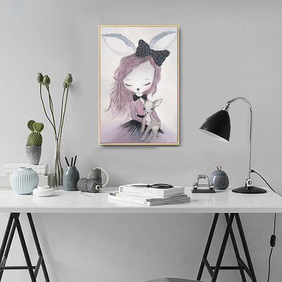 Toponeto Nordic Watercolor Rabbit Childrens Room Decorative Painting Frameless Core
Toponeto Nordic Watercolor Rabbit Childrens Room Decorative Painting Frameless Core