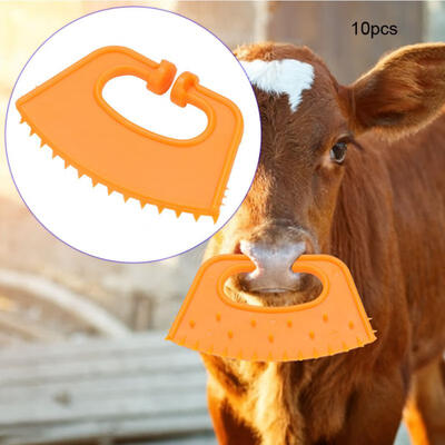 Greensen 10 Pcs Plastic Thorn Anti-Sucking Cow Calf Cattle Farm Feed Weaner Preventor Nose Ring Clip
Greensen 10 Pcs Plastic Thorn Anti-Sucking Cow Calf Cattle Farm Feed Weaner Preventor Nose Ring Clip