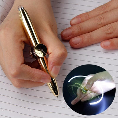 Multi-function Stainless Steel Decompression Toy Rotating LED Light Illuminating Metal Finger Gyro Pen
Multi-function Stainless Steel Decompression Toy Rotating LED Light Illuminating Metal Finger Gyro Pen