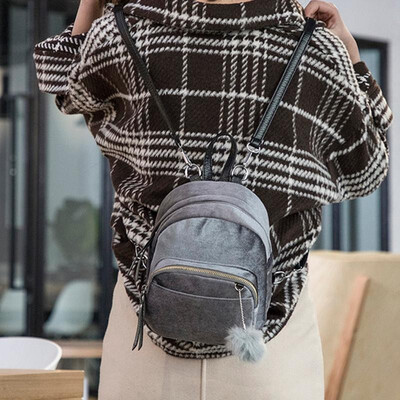 New Women Velvet Backpack High Quality Retrol Ladies Girls Bagpack Travel Bag All-Match Schoolbag Black
New Women Velvet Backpack High Quality Retrol Ladies Girls Bagpack Travel Bag All-Match Schoolbag Black