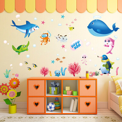〖Follure〗Colorful Fish Shark Ocean Wall Stickers Vinyl Decal Mural Kids Room Decor
〖Follure〗Colorful Fish Shark Ocean Wall Stickers Vinyl Decal Mural Kids Room Decor