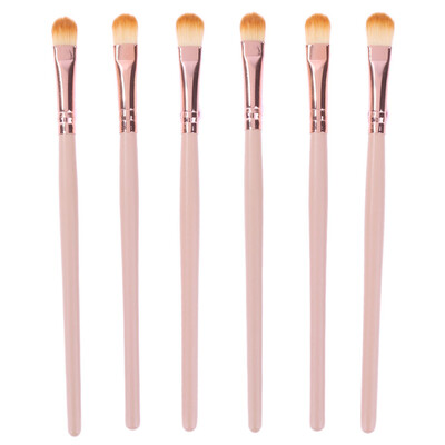 6pcsset PVC Makeup Brushes Eye Shadow Brushes Cosmetics Makeup Tools Set