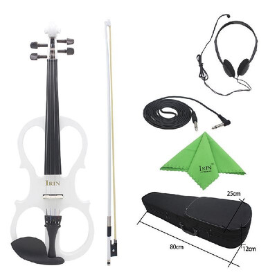 44 Wood Maple Electric Violin Fiddle Stringed Instrument with Ebony Fittings Cable Headphone Case for Music Lovers Beginners
44 Wood Maple Electric Violin Fiddle Stringed Instrument with Ebony Fittings Cable Headphone Case for Music Lovers Beginners