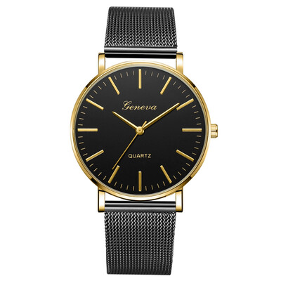 〖Follure〗Fashion Casual Unobtrusive Simple Single Business Net With Strap Mens Watch