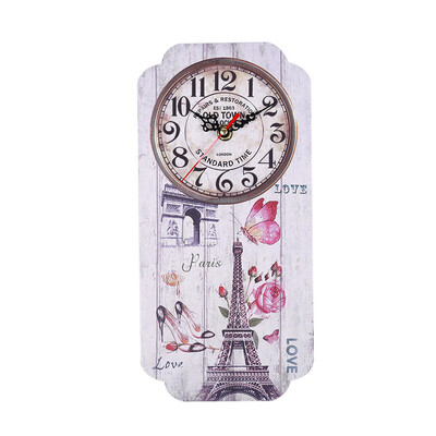 Gobestart Creative Wooden MDF Wall Clock Farmhouse Decor Wall Clocks Large Decorative
Gobestart Creative Wooden MDF Wall Clock Farmhouse Decor Wall Clocks Large Decorative