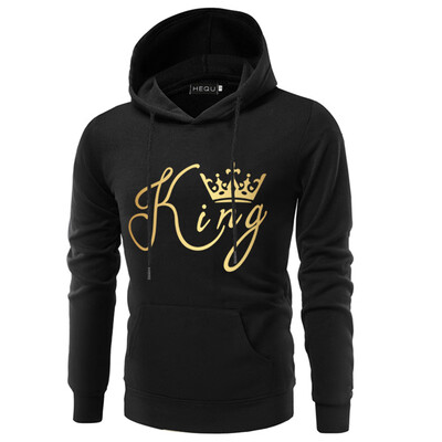 New Arrival King And Queen Hoodies For Couple Casual Long Sleeve Solid Color Lover Hooded Sweatshirts Best Gift For Your Darling
New Arrival King And Queen Hoodies For Couple Casual Long Sleeve Solid Color Lover Hooded Sweatshirts Best Gift For Your Darling