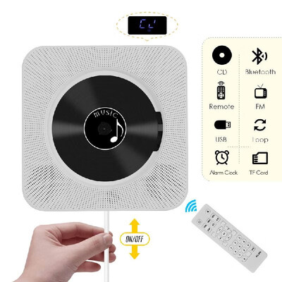 Wall Mounted CD Players with LED Display Portable Music Audio Boombox Remote Control Support BT USB Memory Card FM Modes
Wall Mounted CD Players with LED Display Portable Music Audio Boombox Remote Control Support BT USB Memory Card FM Modes