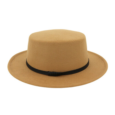 Tailored Unisex Wide Brim Wool Belt Felt Flat Top Fedora Hat Party Church Trilby Hats Cap
Tailored Unisex Wide Brim Wool Belt Felt Flat Top Fedora Hat Party Church Trilby Hats Cap