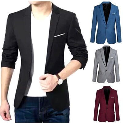 Plus Size -3XL Casual Blazer Men Fashion Business Slim Fit Jacket Suits Coat Button Suit male Formal Suit jacket
Plus Size -3XL Casual Blazer Men Fashion Business Slim Fit Jacket Suits Coat Button Suit male Formal Suit jacket