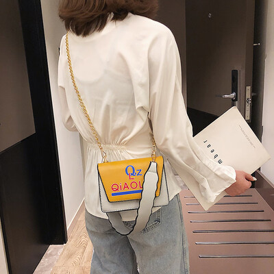 Qiao Bani 2019 new Korean chic fashion contrast color flip bills shoulder diagonal tide handbags factory direct sales
Qiao Bani 2019 new Korean chic fashion contrast color flip bills shoulder diagonal tide handbags factory direct sales
